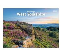 Carousel Worldwide Calendrier mural 2027 du West Yorkshire, format A5, calendrier mensuel sur 12 mois, photographie en couleur du West Yorkshire