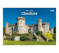Carousel Worldwide Calendrier mural Cheshire 2027, format A5, calendrier mensuel sur 12 mois, photographie du Cheshire en couleur