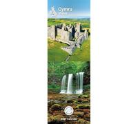 Carousel Worldwide Calendrier mural fin 2027 du Pays de Galles sur 12 mois, paysages gallois pittoresques