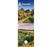 Carousel Worldwide Cotswolds Calendrier mural fin 2027 sur 12 mois, photographie de campagne idyllique