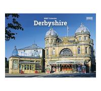 Carousel Worldwide Derbyshire Calendrier mural 2027, format A5, calendrier mensuel sur 12 mois, photographie du Derbyshire en couleur