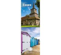 Carousel Worldwide Essex Calendrier mural 2027 fin sur 12 mois, photographie de comté panoramique