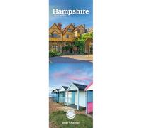 Carousel Worldwide Hampshire Calendrier mural fin 2027 sur 12 mois, photographie de comté panoramique