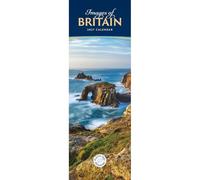 Carousel Worldwide Images of Britain Calendrier mural 2027 fin sur 12 mois, paysages et monuments britanniques emblématiques