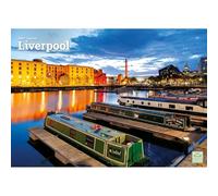 Carousel Worldwide Liverpool Calendrier mural 2027, format A4, calendrier mensuel sur 12 mois, photographie de Liverpool en couleur