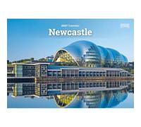 Carousel Worldwide Newcastle Calendrier mural 2027, format A5, calendrier mensuel sur 12 mois, photographie de Newcastle en couleur