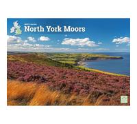 Carousel Worldwide North York Moors Calendrier mural 2027, format A4, calendrier mensuel sur 12 mois, photographie en couleur des Moors de North York