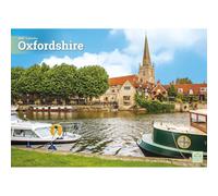 Carousel Worldwide Oxfordshire Calendrier mural 2027, format A4, calendrier mensuel sur 12 mois, photographie de campagne panoramique