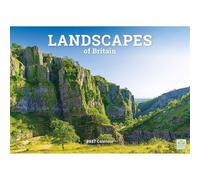 Carousel Worldwide Paysages of Britain Calendrier mural 2027, format A4, calendrier mensuel sur 12 mois, photographie de paysage britannique en couleur