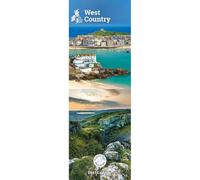 Carousel Worldwide West Country Calendrier mural 2027 fin sur 12 mois, photographie de campagne et côtière