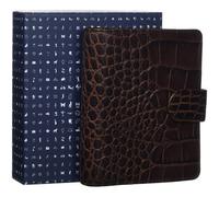 Carpentras Sign Agenda Organiseur "Classic Croc" Format Pocket Brun