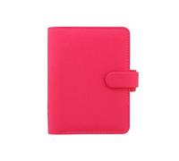 Carpentras Sign Agenda Organiseur "Saffiano" Format Pocket Coloris Rose Fluo