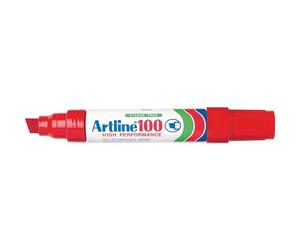 Carpentras Sign Marqueur "100" Permanent Indélébile Pointe Biseautée 7,5 & 12 Mm Rouge