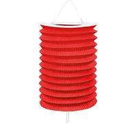 Carpeta Lanterne en papier comme décoration pour anniversaire, fête et fête de jardin - Diamètre : 16 cm - Hauteur : 20 cm - Avec anse en métal - Lanterne en papier - Décoration de fête - Couleur