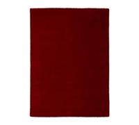 carpetfine Tapis en laine Gabbeh Lola 80x150 cm Rouge | fibre naturelle, tissé main, hauteur de poils env. 11-20 mm, pour salon, chambre et salle à manger