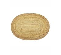 carpetfine Tapis Jute Luca Ovale Couleur Naturelle Beige 160x230 cm tissé à la Main en Jute | Modèle Naturel Moderne Uni à Tissage Plat de Style Boho pour Le Salon et la Chambre à Coucher