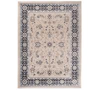 Carpeto Grand Tapis Couloir 200x300cm Crème Classique Traditionnel Doux | Tapis pour Entrée Cuisine Bureau Salon Chambre Salle à Manger Beige Chauffage au Sol Facile D'entretien Poils Mi-Longs
