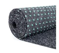 Carpeto Rugs Gazon Synthétique Exterieur - Faux Gazon Artificiel pour Balcon, Terasse et Jardin - Tapis Gazon au mètre - Fausse Herbe Balcon - Tapis Herbe Artificielle - Gris - 100 x 1000 cm