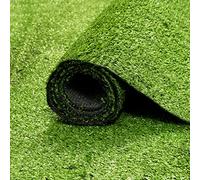 Carpeto Rugs Gazon Synthétique Exterieur - Faux Gazon Artificiel pour Balcon, Terasse et Jardin - Tapis Gazon au mètre - Fausse Herbe Balcon - Tapis Herbe Artificielle - Vert - 100 x 640 cm