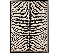 Carpeto Rugs Tapis Salon crème Noir 200 x 300 cm Animal/Verona Collection