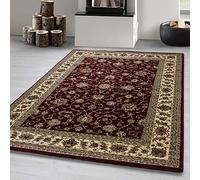 Carpetsale24 Tapis à Poils Ras, Couleur Rouge, Conception Orientale, 111849, Tapis Rectangle, Tapis Salon-Salle à Manger ou Chambre, 240 x 340 cm