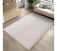 Carpetsale24 Tapis Crème 240x340 cm Tapis à Poils Courts Lavable, Antidérapant et Doux, Design Monochrome Moderne pour Salon, Chambre, Cuisine et Chambre d'enfant
