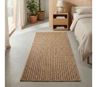 Carpetsale24 Tapis d intérieur et d extérieur Robuste, résistant aux intempéries et Facile à Entretenir, au Look Naturel en Jute, idéal pour Salon, Cuisine, terrasse, Jardin et Balcon, 80x150 cm
