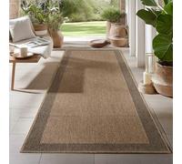 Carpetsale24 Tapis d intérieur et d extérieur Robuste, résistant aux intempéries et Facile à Entretenir, au Look Naturel en Jute, idéal pour Salon, Cuisine, terrasse, Jardin et Balcon, 80x250 cm