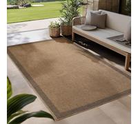 Carpetsale24 Tapis d intérieur et d extérieur Robuste, résistant aux intempéries et Facile à Entretenir, au Look Naturel en Jute, idéal pour Salon, Cuisine, terrasse, Jardin et Balcon, 240x340 cm