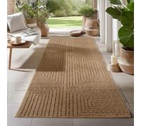 Carpetsale24 Tapis d intérieur et d extérieur Robuste, résistant aux intempéries et Facile à Entretenir, au Look Naturel en Jute, idéal pour Salon, Cuisine, terrasse, Jardin et Balcon, 80x250 cm