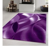 Carpetsale24 Tapis de Salon à motif abstrait moderne Violet Tapis 160x230 cm - Poil Court Moelleux et Tendance