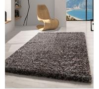 Carpetsale24 Tapis à Poils Longs, Couleur Taupe, Motif mélangé, 111198, Tapis Rectangle, Tapis Salon-Salle à Manger ou Chambre, 240 x 340 cm