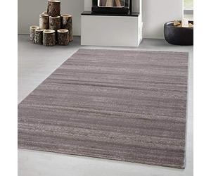 Carpetsale24 Tapis de salon uni beige - 160 x 230 cm - Poils courts, facile d'entretien et extra doux - Cuisine, salle à manger, chambre d'enfant - Rectangulaire