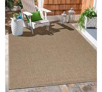 Carpetsale24 Tapis d'extérieur Naturelle, Robuste au Look Naturel de Jute, résistant aux intempéries, Convient pour terrasse, Balcon, Jardin, Salon et Cuisine Tapis 200 x 290 cm