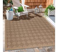 Carpetsale24 Tapis d'extérieur Naturelle, Robuste au Look Naturel de Jute, résistant aux intempéries, Convient pour terrasse, Balcon, Jardin, Salon et Cuisine Tapis 160 x 230 cm