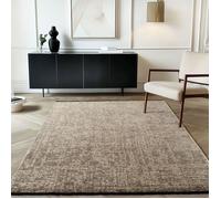 Carpetsale24, Tapis en Coton Chenille Beige 160x230 cm Lavable, Antidérapant et Doux, Pour Salon, Chambre, Bureau & Cuisine