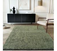 Carpetsale24, Tapis en Coton Chenille Vert 120x170 cm Lavable, Antidérapant et Doux, Pour Salon, Chambre, Bureau & Cuisine