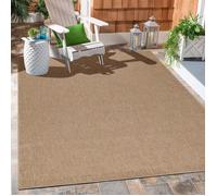 Carpetsale24 Tapis d'extérieur Naturelle, Robuste au Look Naturel de Jute, résistant aux intempéries, Convient pour terrasse, Balcon, Jardin, Salon et Cuisine Tapis 160 x 230 cm