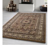 Carpetsale24 Tapis Oriental Classique Beige 80x150 cm - Motifs Ornementaux et Floraux, Tissage Serré, Poil Court