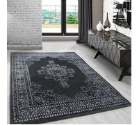 Carpetsale24 Tapis Oriental Gris à Poil Court 240x340 cm - Design Classique et Motifs Floraux