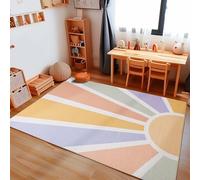 Carpetsale24 Tapis pour Enfants avec Motif Soleil, Unisexe pour la Chambre à Coucher, Coloré 120 x 170 cm