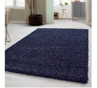 Carpetsale24 Uni Tapis de Salon Shaggy Uni Tapis Marin 140x200 cm Chambre Tapis Poil Long Moelleux et Doux
