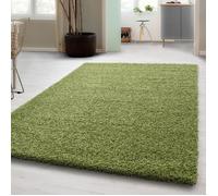 Carpetsale24 Uni Tapis de Salon Shaggy Uni Tapis Vert 160x230 cm Chambre Tapis Poil Long Moelleux et Doux