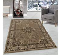 Carpettex Tapis Oriental pour Salon avec Design Oriental d'aspect Classique à Poil Court et Facile d'entretien, Couleur: Beige, Taille: 160 x 230 cm