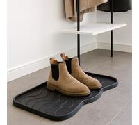 Carpido Égouttoir à Chaussures Lot de 3 rangements à Chaussures - Mangeoire - Écuelle - Plateau à Chaussures - Bac à Chaussures Égouttoir Noir 38x75 cm