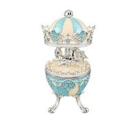 CarpNettore à Bijx Carrsel aux Décoratifs Collection Boîte à Musique aux Classique Décoratif pr Caau, Bleu