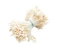 CarpNettore Bouquet élégant à Double Tête pour Loisirs Créatifs, crème
