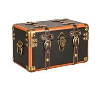 CarpNettore Coffre Vintage Quincaillerie Laiton Rustique Coffre En Bois Cvercle Articulé Portable En Bois pr Vitrine Magasin, Btique, Boîte7, M