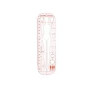 CarpNettore Modèle de Design de Mode Gabarit Règle Pochoir Silhouette Mannequin Guide Proportion Repères Visibles Positionnement Stable Aide Création Vêtements
