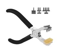 CarpNettore Outil de Perforation Du Cuir, Perforateur Portable, Pince à Perforer pour Couture, Pince Manuelle pour et Bracelets de Montre, A